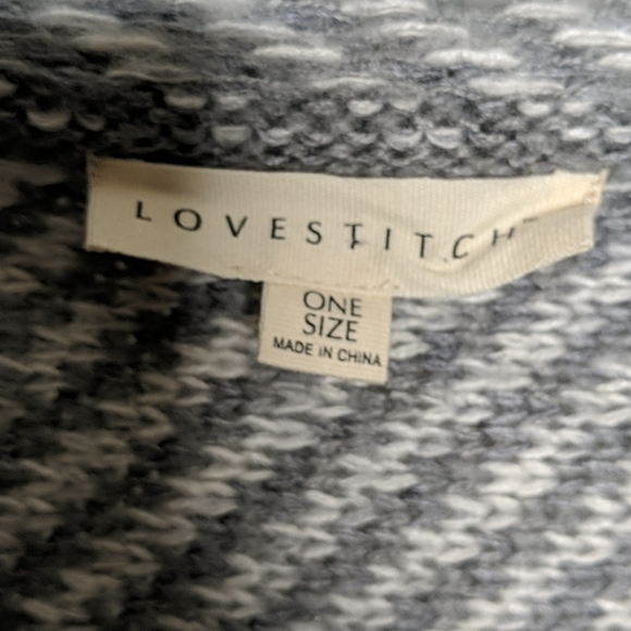 LOVESTITCH Lena Poncho ~ NWOT - Picture 7 of 11